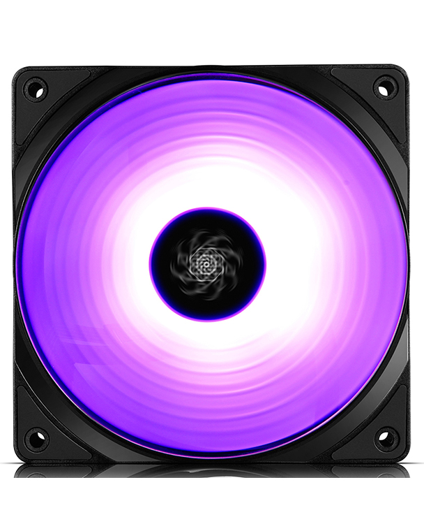 COOLER P/GABINETE CF120 THREE, KIT 3 EN 1 VENTILADOR 120MM, RGB, DEEPCOOL GAR: 6 MESES