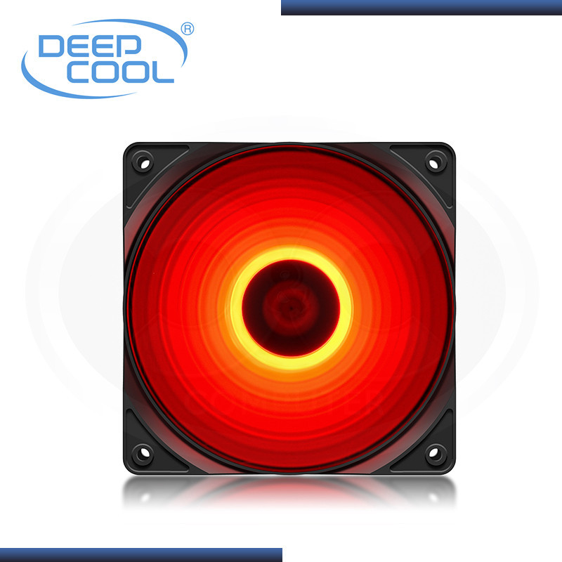 COOLER PARA GABINETE 120MM RF120 LED ROJO DEEP COOL LOCAL1 GAR: 1 MES