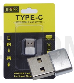 ADAPTADOR OTG TIPO C HEMBRA A USB MACHO 