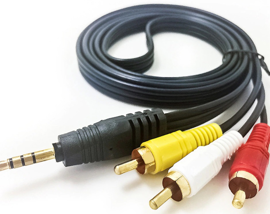 CABLE 1.80MTR STEREO A 3RCA (3-1) M-253G