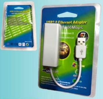 ADAPTADOR DE RED USB 2.0 - RJ45 C/CABLE 5CMT.10/100/1000 BLANCO LOCAL 5