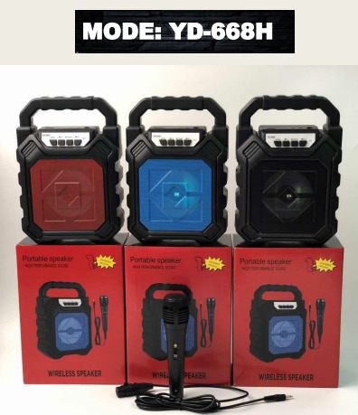 PARLANTE PORTATIL YD-668H LUMIC GAR: 3 MESES AREA 3