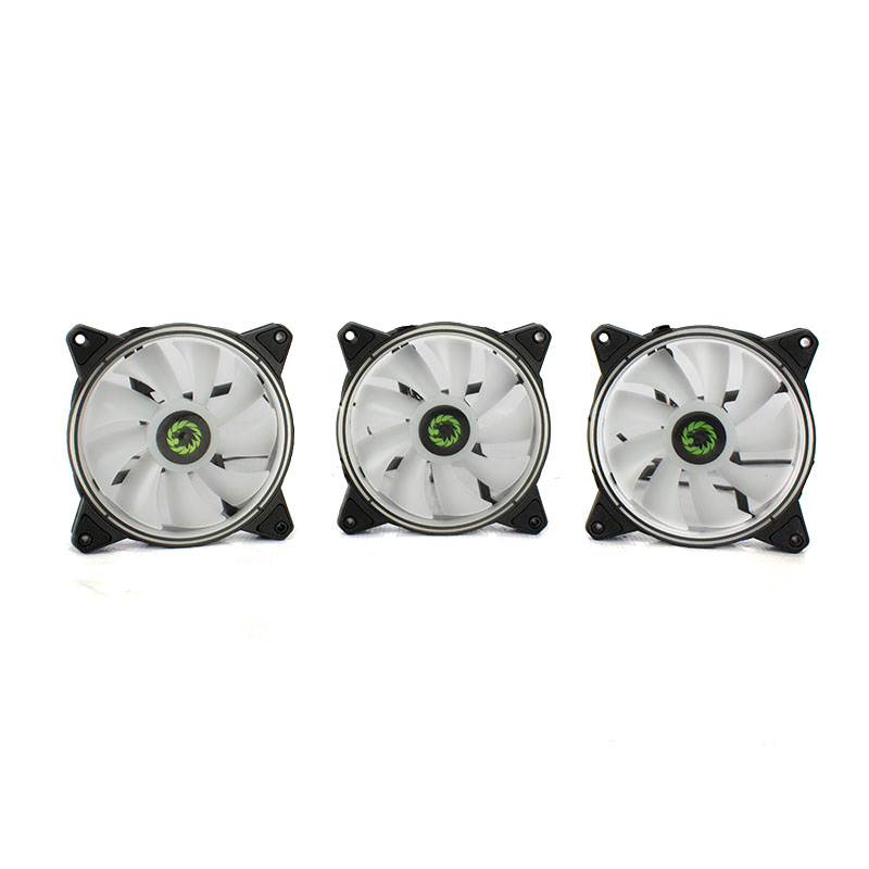 COOLER PARA GABINETE PACK 3x12 RGB RQ300 GAMEMAX GAR: 3 MESES