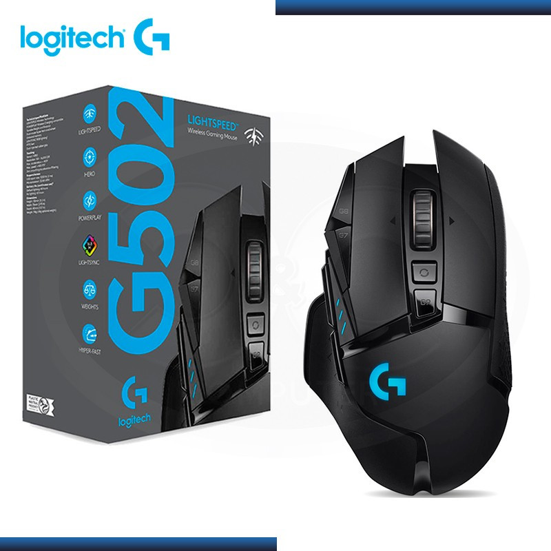 MOUSE SIN CABLE ALTA GAMER WIFI G502 LIGTHSPEED BLACK LOGITECH GAR: 1 MES  AREA 1