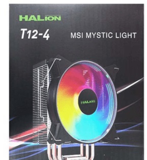 COOLER PROCESADOR T12-4 800RPM RGB HALION GAR: 3 MESES