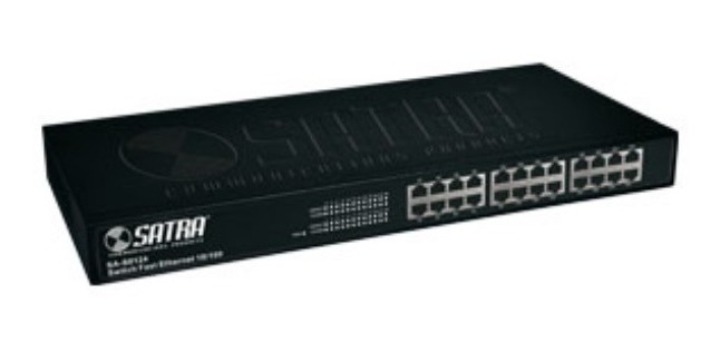 SWITCH DE 24 PUERTOS 10/100 MPS SATRA 