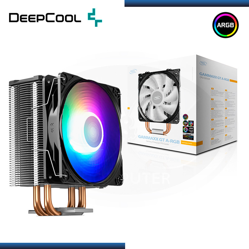 COOLER P/PROCESADOR GAMMAXX GT UNIVERSAL ARGB DEEPCOOL GAR: 3 MESES 