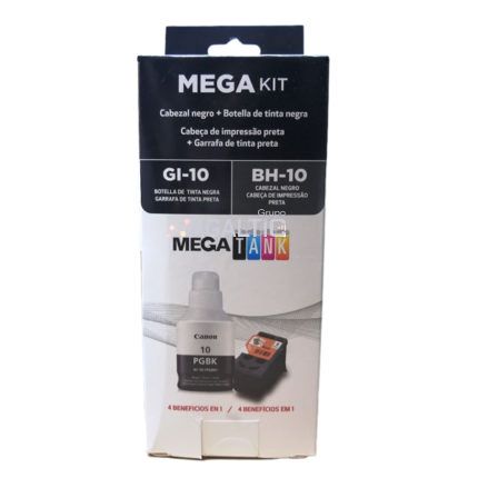 CABEZAL +  TINTA BH-10 +  GI-10 BK COMBO KIT