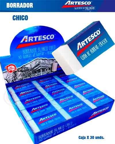 BORRADOR CHICO ARTESCO BLANCO X30