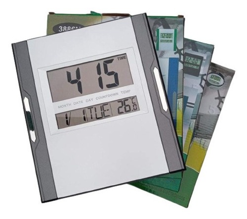 RELOJ DIGITAL Temperatura Inteligente Pared Mesa CUADRADO