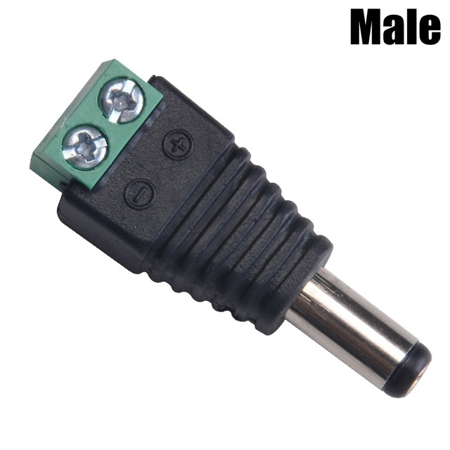 PLUG DC MACHO CCTV PARA ENTORNILLAR --IMPAR