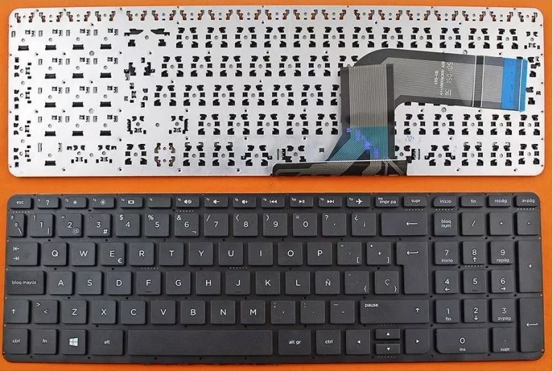 TECLADO ESPAÑOL INTERNO HP 15-P, NEGRO: GAR: 3 MESES