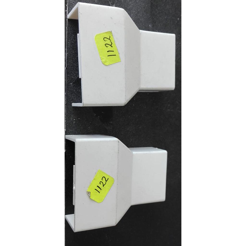 CANALETA ACCESORIO REDUCTOR 39X18 A 24X14 BLANCO SATRA