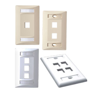 TAPA PLACA PARED SIMPLE 2PTO BLANCO SATRA LOCAL 5