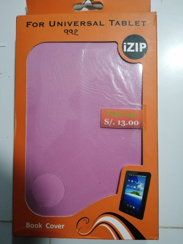 ESTUCHE TABLET 7" UNIVERSAL ZI-TP09 IZIP ROSADO HALION LOCAL2