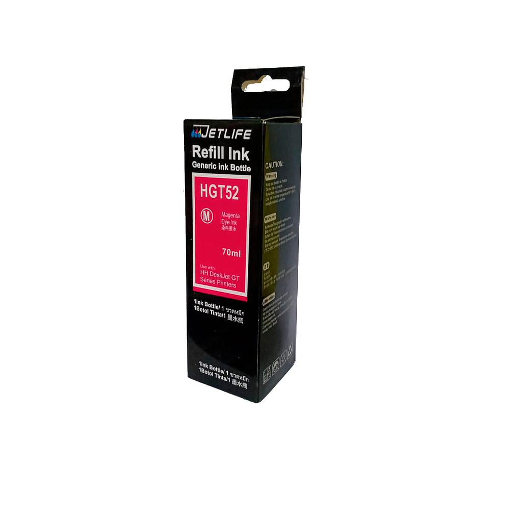 TINTA COMPATIBLE HP GT52 DESKJET GT 5810/5820 MAGENTA (5.000 PAG)JETLITE
