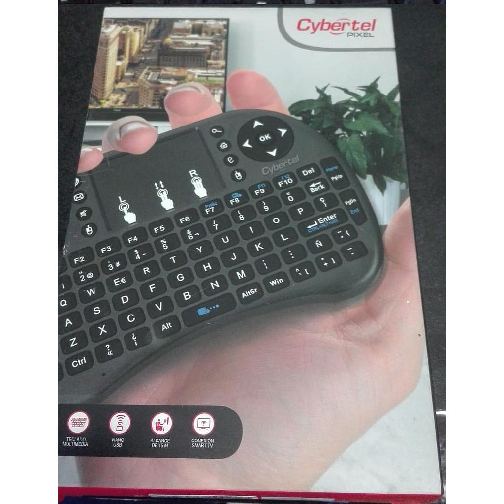 TECLADO WIFI LED MINI TOUCH PIXEL CYB K236-RGB CYBERTEL IP GAR: 1 MES AREA 1 