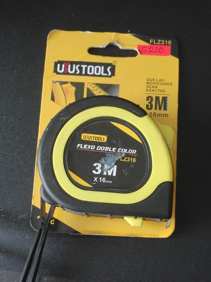 HUINCHA METRICA DOBLE COLOR JH82 3M X 16 - UYUSTOOLS - FLZ316 LOCAL 5
