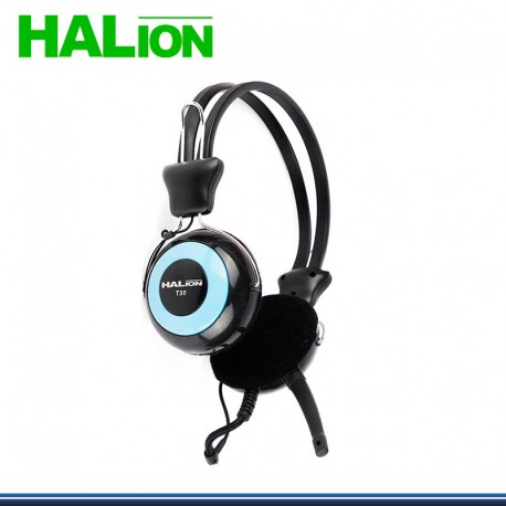 AUDIFONO-- C/MICROFONO T-30 AZUL HALION GAR: 30 DIAS