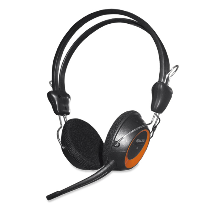 AUDIFONO-- C/MICROFONO T-3 NARANJA HALION GAR: 30 DIAS