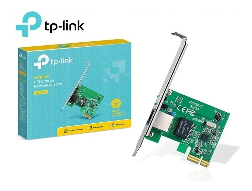 TARJETA DE RED RJ45 PCI-EXPRESS TG-3468 GIGABIT TP-LINK GAR: 6 MESES