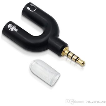 MINI ADAPTADOR TIPO "Y" DE 1PLUG X 2 JACK  AREA 3