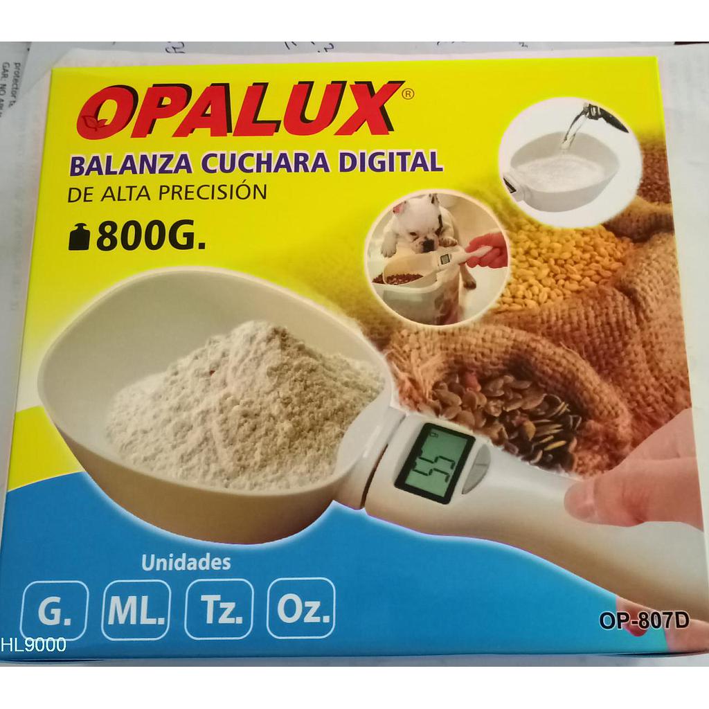 BALANZA CUCHARA DIGITAL OP-807D OPALUX GAR: 3 MESES
