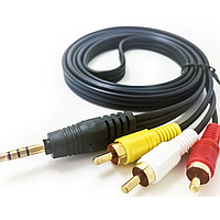CABLE 1.80MTR STEREO A 3RCA (3-1) M-253G