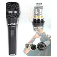 MICROFONO EXTERNO ALAMBRICO METAL/PASTILLA  PROFESIONAL 100% CALIDAD, PA-5520BK ASTRID GAR: 3 MESES AREA 3