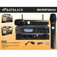 MICROFONO EXTERNO PROFESIONAL BATBLACK INALAMBRICO UHF BT-M43 GAR: 3 MESES AREA 3