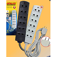 EXTENSION DE CORRIENTE VULCANIZADO OPALUX 6 TOMAS OP-730-3M GAR: 1 MES 
