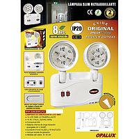 LUZ DE EMERGENCIA 9101-220LED 14 LEDS 8H OPALUX GAR: 3 MESES