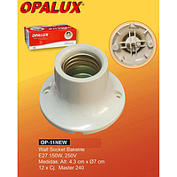 SOCKET WALL BAKELITA  MASTER 240 OP-11NEW OPALUX