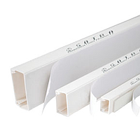 CANALETA PARED ADHESIVA 24X14 BLANCO SATRA