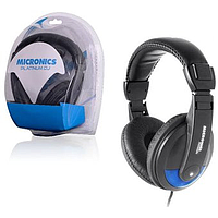 AUDIFONO-- PLATINUM DJ BLACK/BLUE MIC H701 MICRONICS IP GAR: 1MES M 