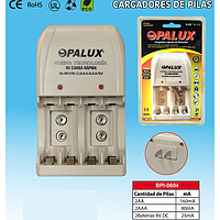 CARGADOR DE PILAS AA/AAA/9V OPALUX BPI-0604 GAR: 1 MES AREA 6