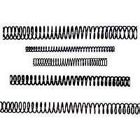 ESPIRAL 30MM X 25 NEGRO PARA 200 HOJAS