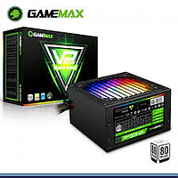 FUENTE DE PODER ATX RGB-500W 4XSATA 2XP4 1XP6+2 HALION GAR: 6 MESES AREA  1