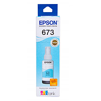 TINTA ORIGINAL 70 ML EPSON 673 CIAN CLARO L800