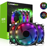 COOLER PARA GABINETE PACK 3x12 ARGB RB300 GAMEMAX GAR: 3 MESES